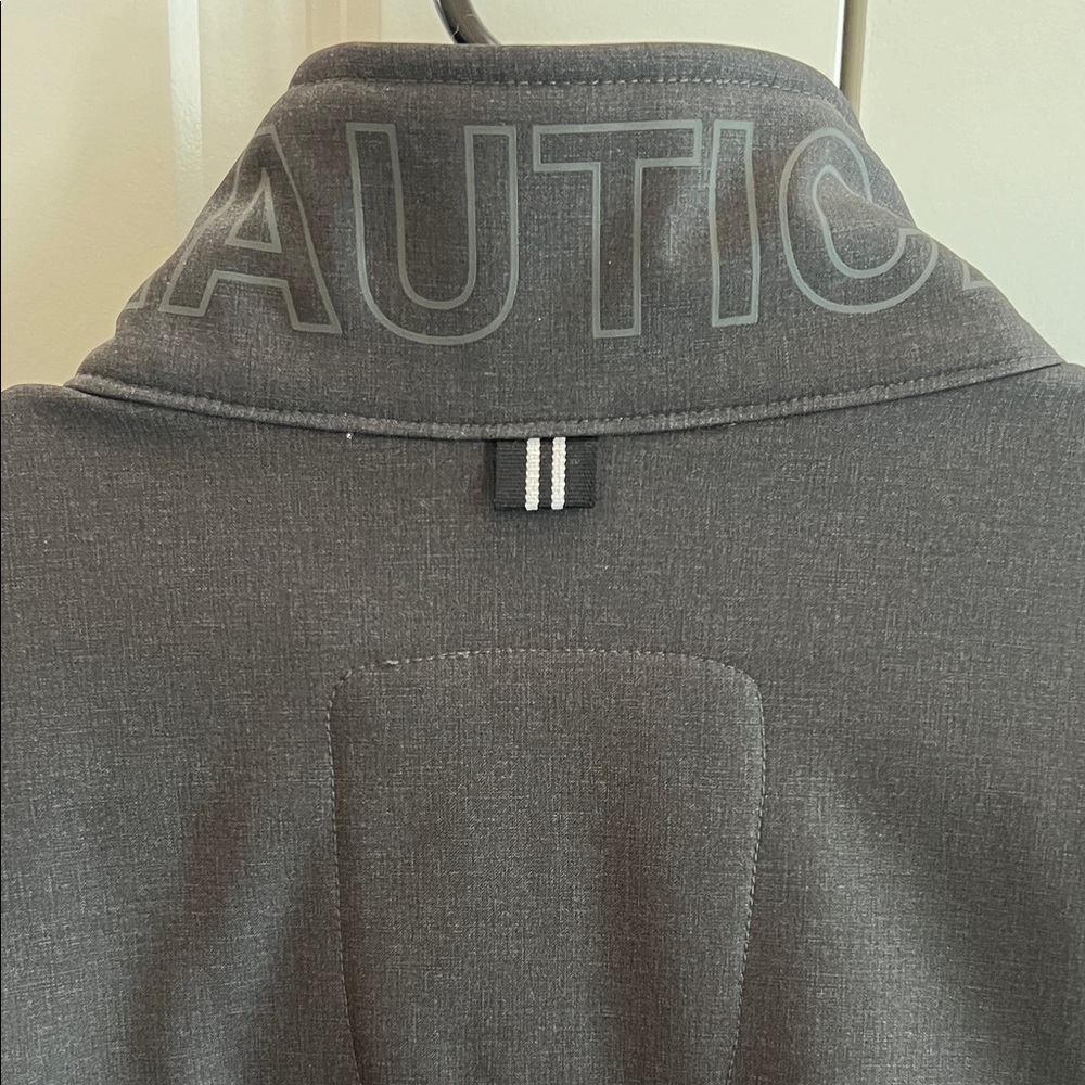 Nautica Men's Black Windbreaker Jacket
